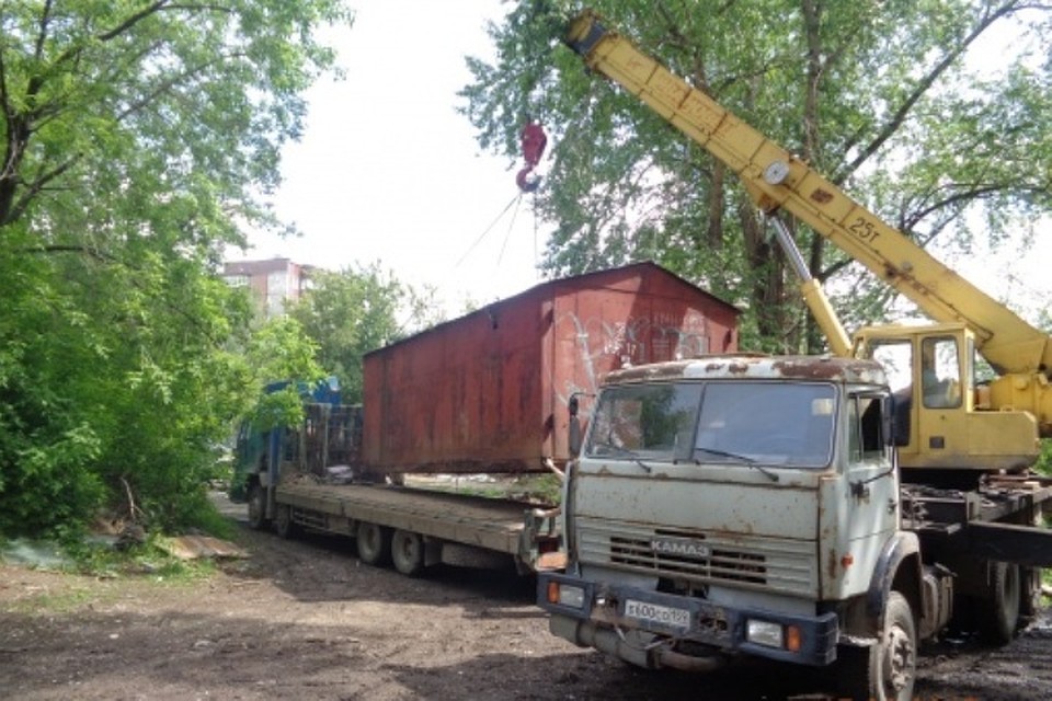 В Перми убрали 130 гаражей с территории, где запланировано строительство больницы