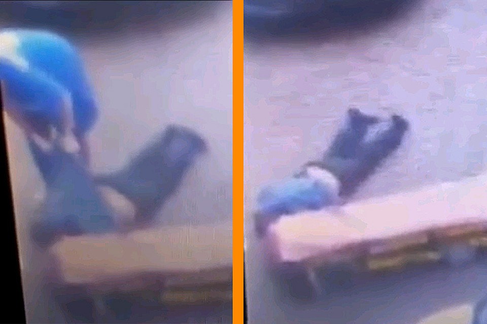 Фельдшер "скорой помощи" тащила пациента в машину волоком за шиворот, потому что водитель бригады отказался ей помочь.