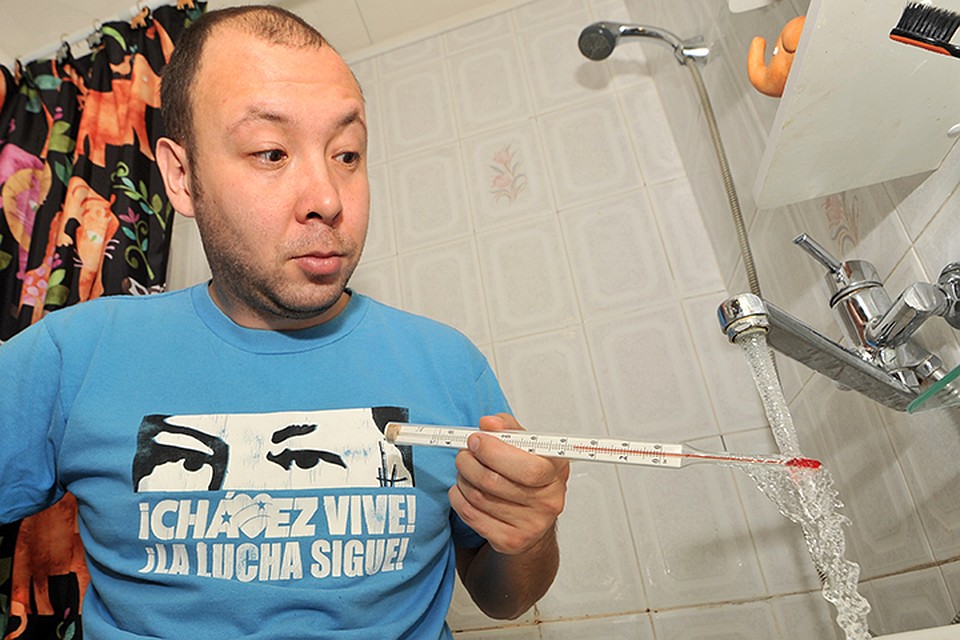 Температура горячей воды в кране должна быть не менее 50 градусов