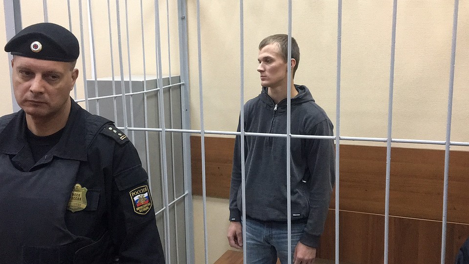 Корней Макаров, обвиняемый по делу об убийстве блогера