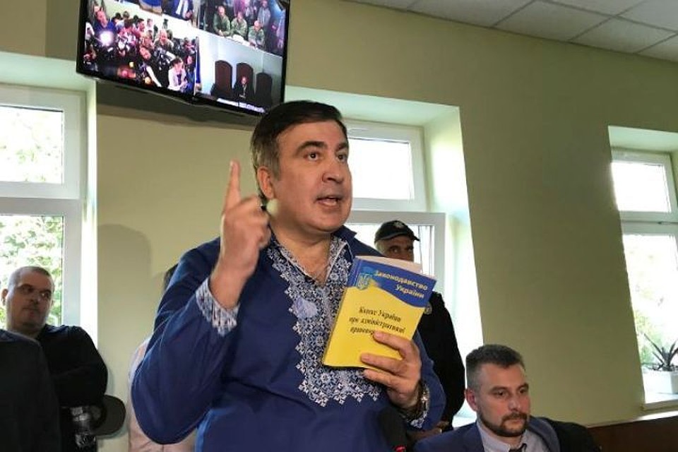 Бывший губернатор Одесской области Михаил Саакашвили