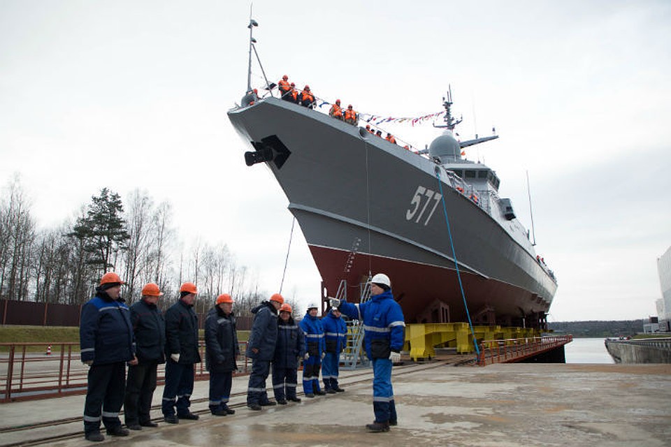 Церемония спуска на воду прошла под Петербургом