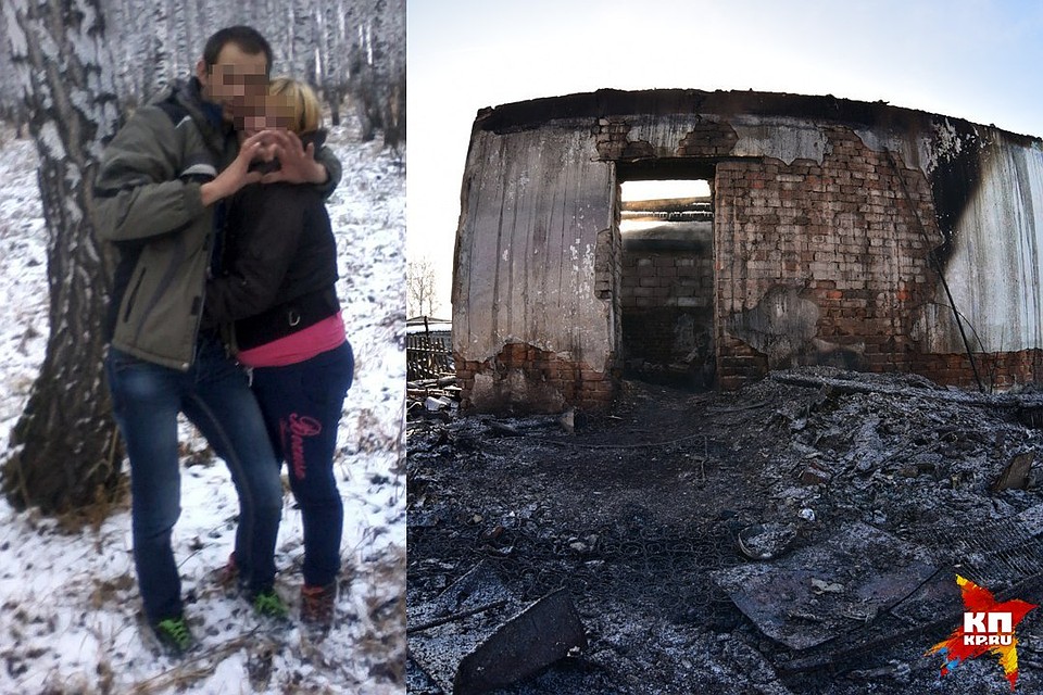 Владимир с новой невестой и все, что осталось от дома после празднования помолвки.