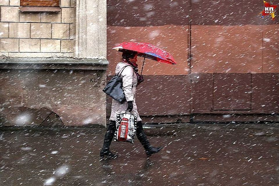 Настоящей снежной зимы хватило на пару дней. Теперь снова мокрый снег, дождь и слякоть