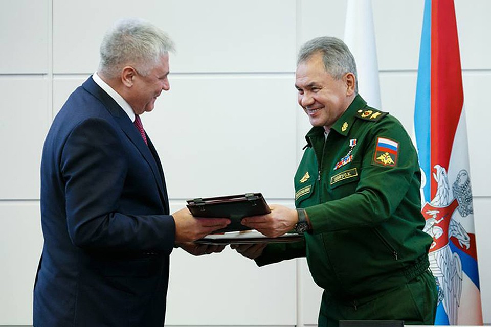Сергей Шойгу и Владимир Колокольцев