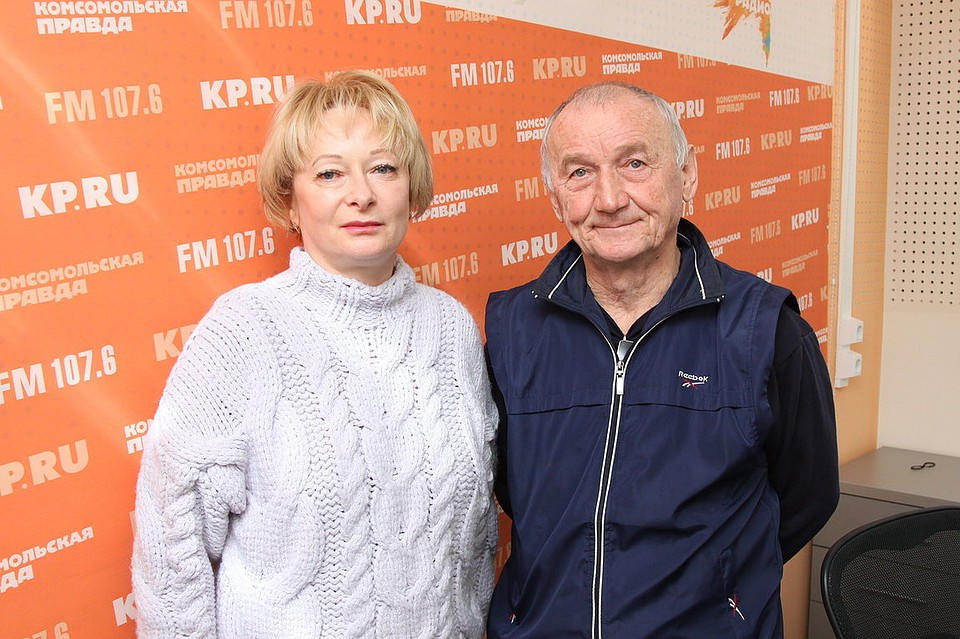 Наталья Антипина и Владимир Иванов в студии "Комсомольская правда - Ижевск"