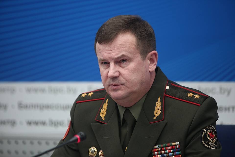 Министр Равков на пресс-конференции в Минске.