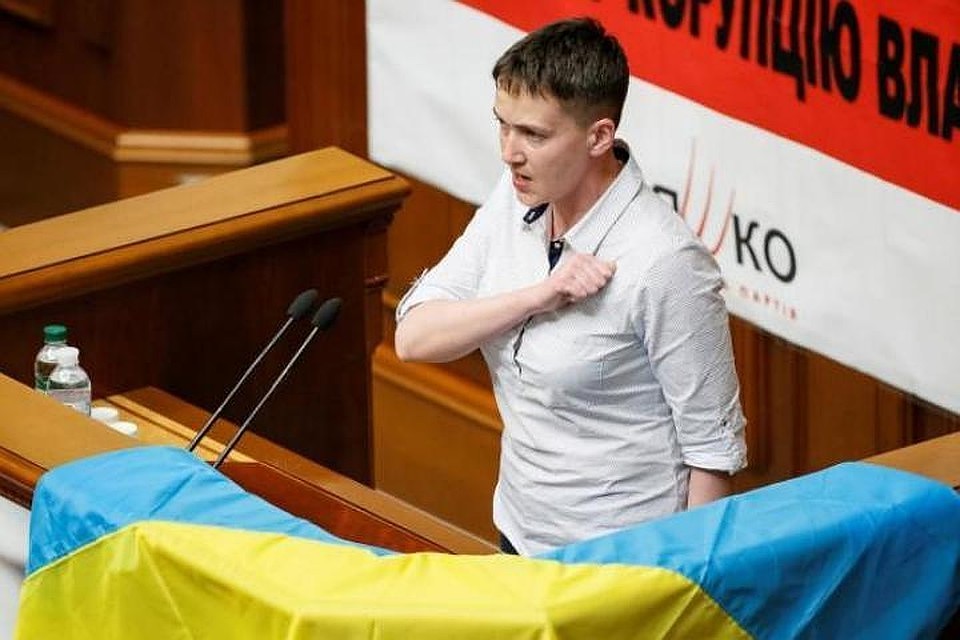 Депутат Верховной рады Надежда Савченко