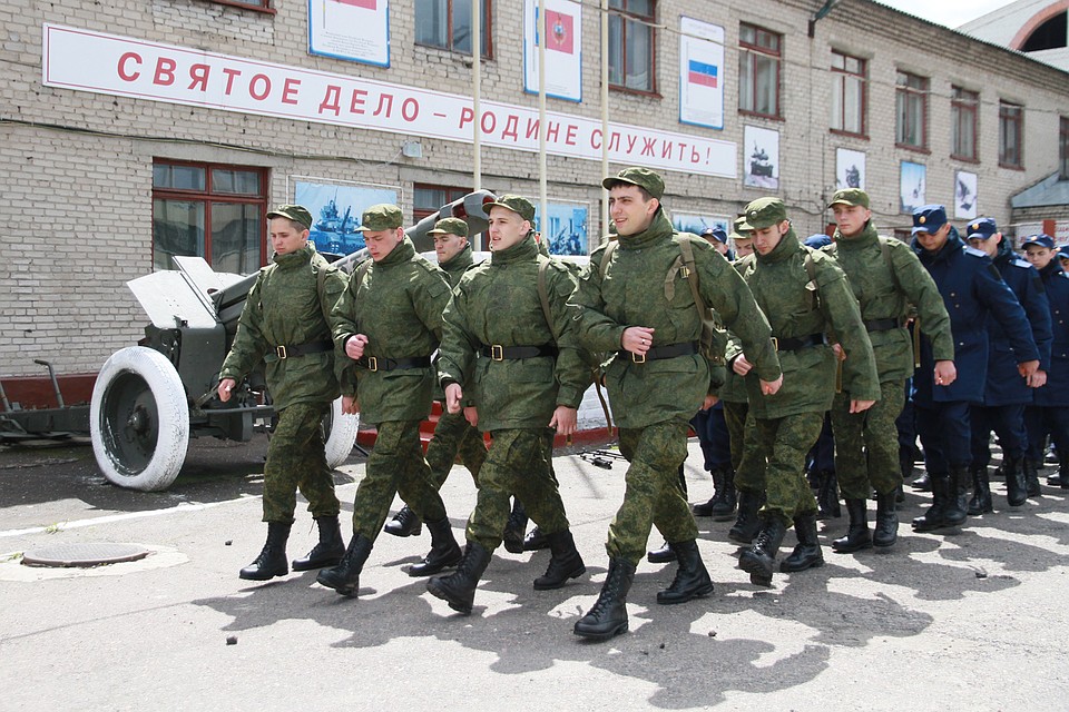 Они будут проходить службу в различных родах и видах войск.