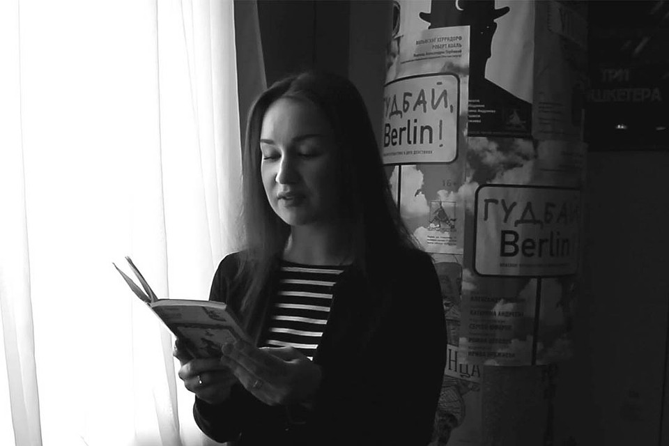 Актриса Театра на Спасской прочитала отрывок из «Евгения Онегина»