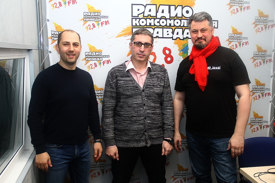 Андрей Куршубадзе - бизнес-тренер, Александр Дейч – ведущий, Денис Алексеев - ресторатор