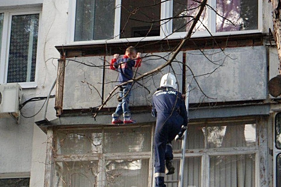 Ребенок никаких травм не получил. Фото "ЧП - Краснодар"