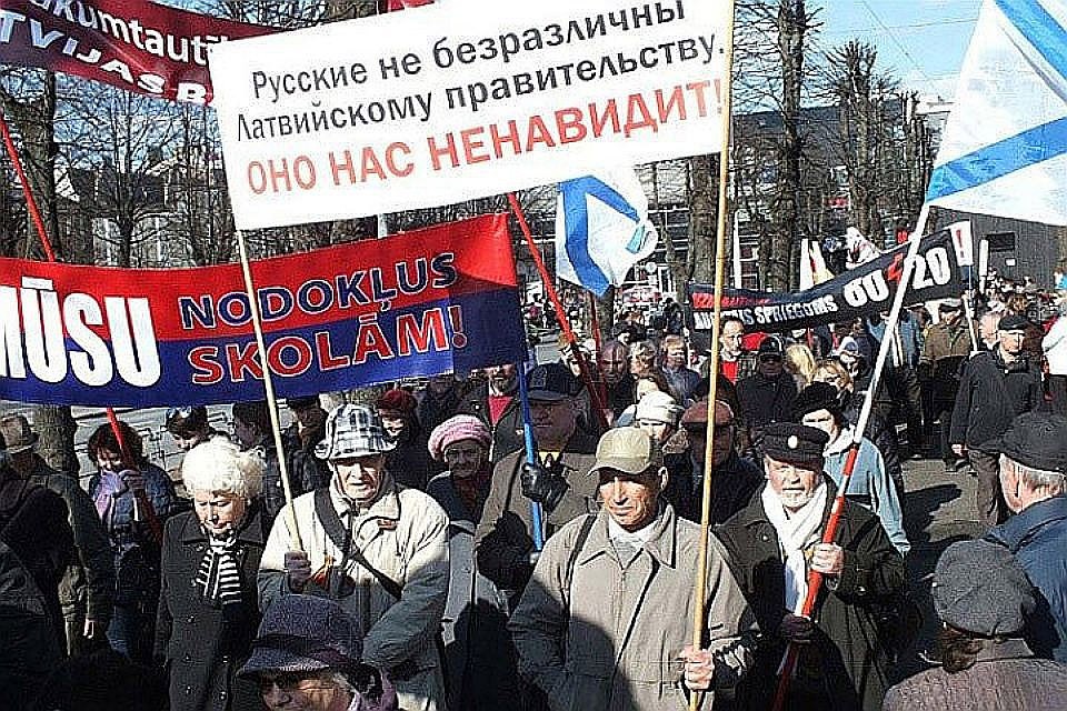Русская община Латвии протестует против отмены образования на родном языке.