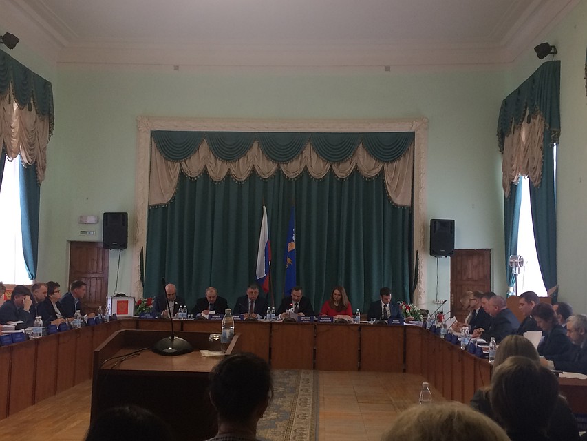 Тайное голосование прошло на заседании городской Думы в Пскове.