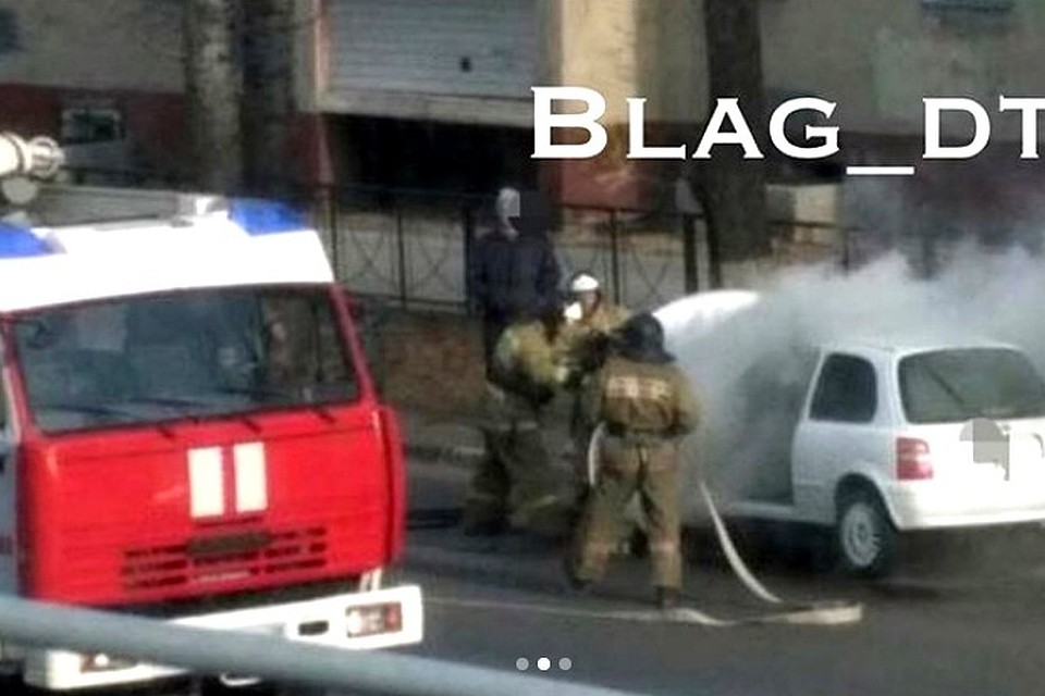 Возгорание удалось ликвидировать за несколько минут