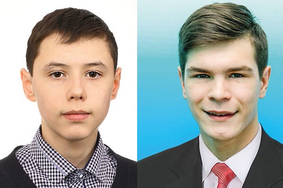 Слева Белов Данила. Справа Яхонтов Данил
