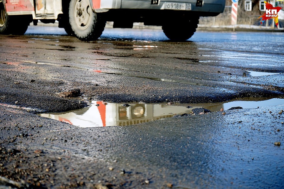 В середине апреля в Орловской области стартует дорожный ремонт