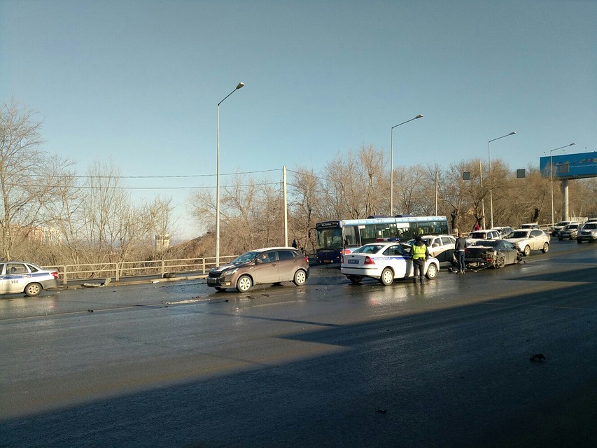 Страшная авария на Ново-Садовой