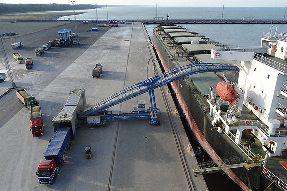 EuroChem Group AG до конца года построит терминал по перевалке аммиака в Силламяэ. Фото: с сайта silport.ee