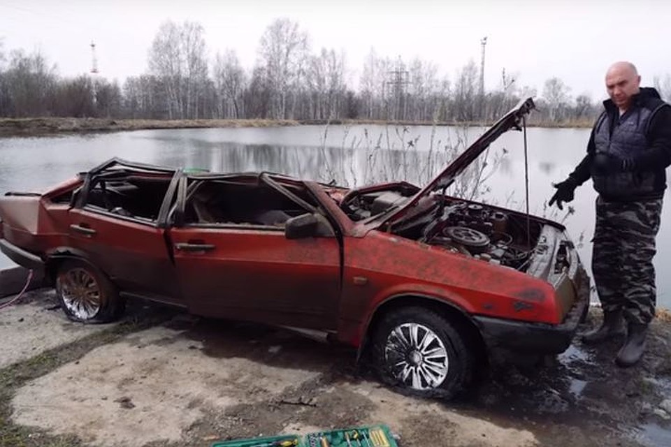 Автомобиль повел под водой полгода. Фото: «Гараж 54».
