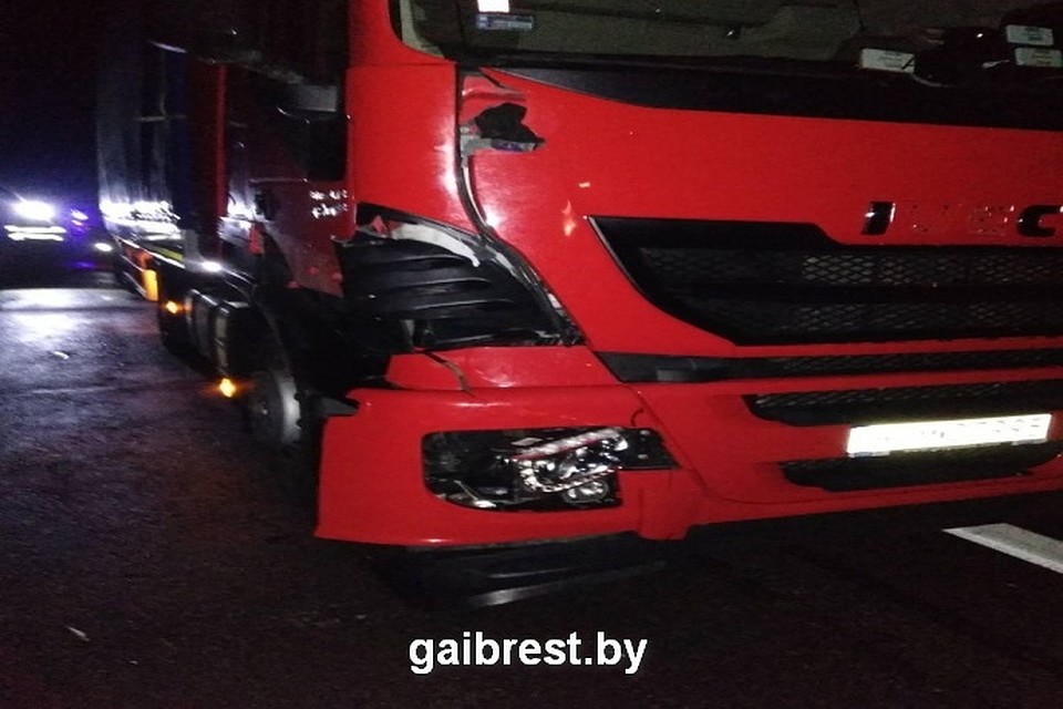 Пешеход погиб под колесами фуры на М1 в Ивацевичском районе. Фото: ГАИ