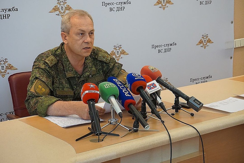 Замглавы оперативного командования ДНР Эдуард Басурин