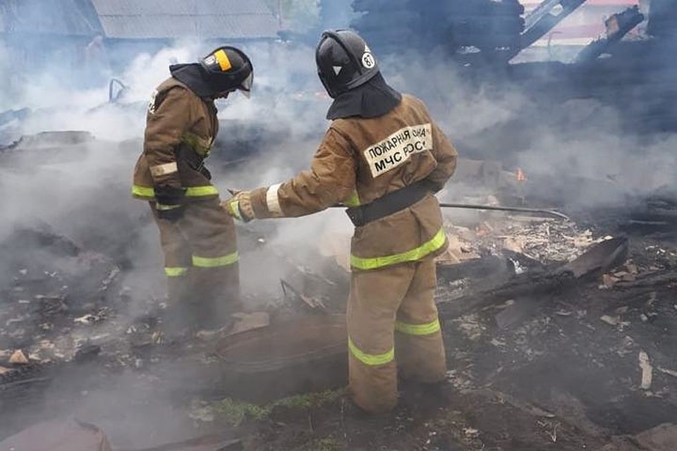 В Башкирии в пожаре погибли двое жителей Мишкинского района