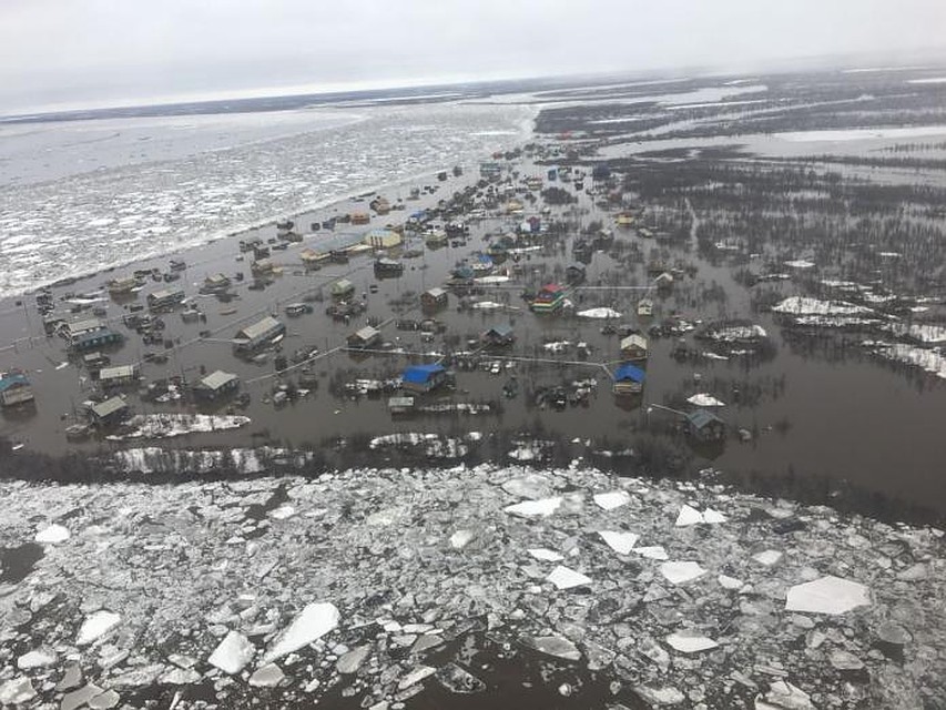 В селе Усть-Янск ожидается дальнейшее повышение уровня воды.