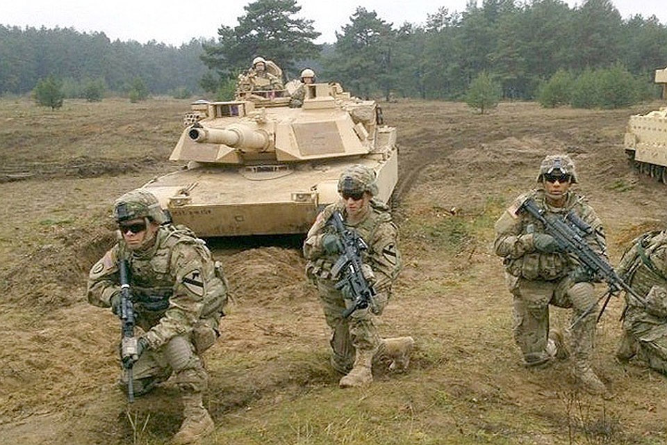 В Латвии проводятся ежегодные международные военные учения «Saber Strike». Фото: с сайта BaltNews.lv