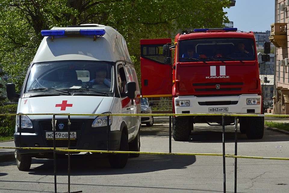 Пострадавшего увезли в больницу