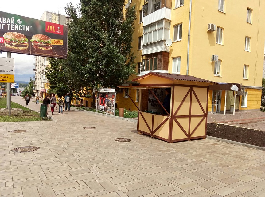 Новые сувенирные киоски для Самары