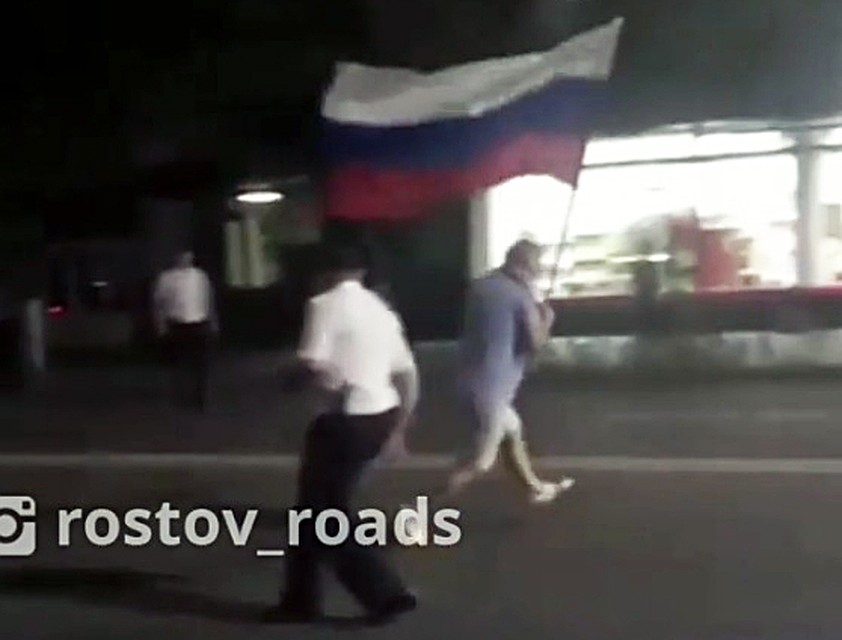 Стоп-кадр из видео @rostov_roads в Instagram.