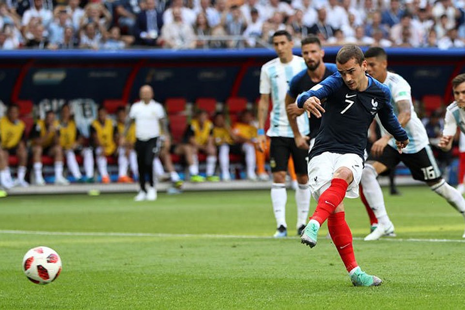 Антуан Гризманн станет одной из центральных фигур матча. Фото: fifa.com