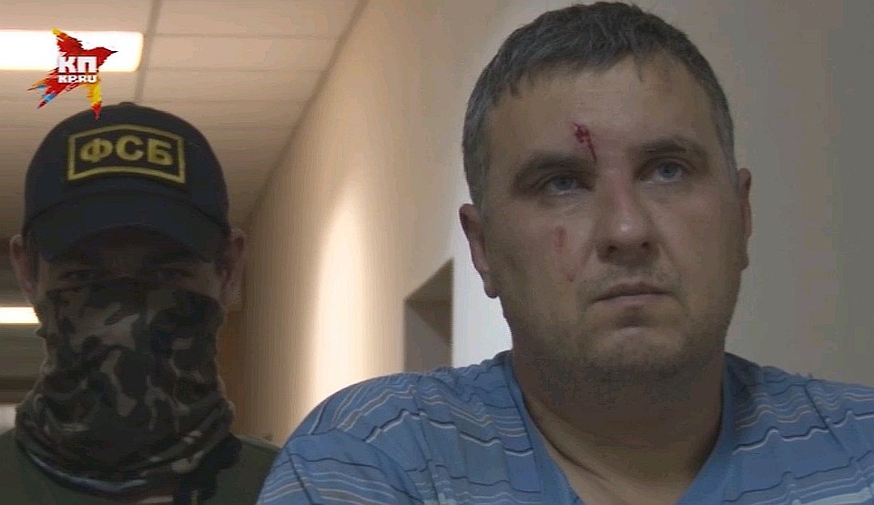 Задержанный украинский диверсант Евгений Панов. Фото: пресс-служба ФСБ