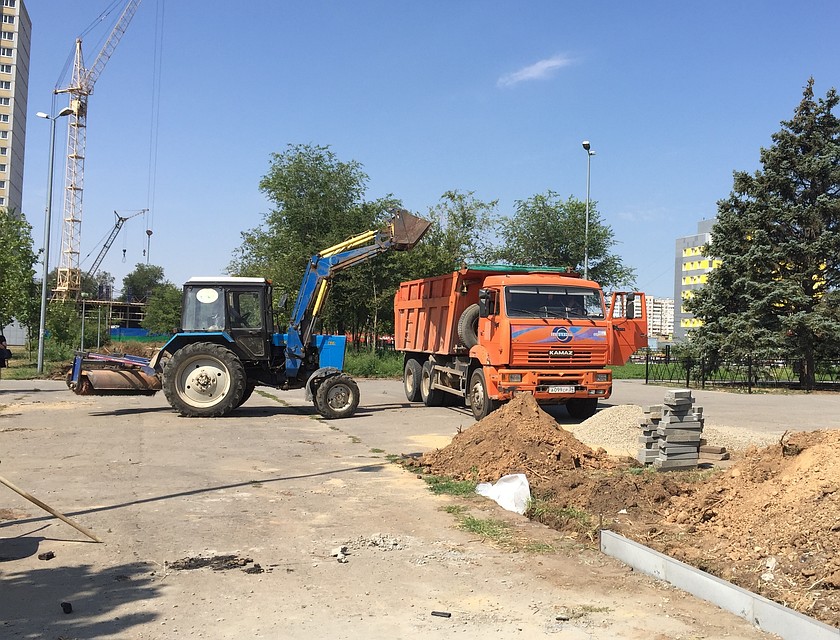 В парке героев-летчиков началась реконструкция. Фото: администрации Волгограда