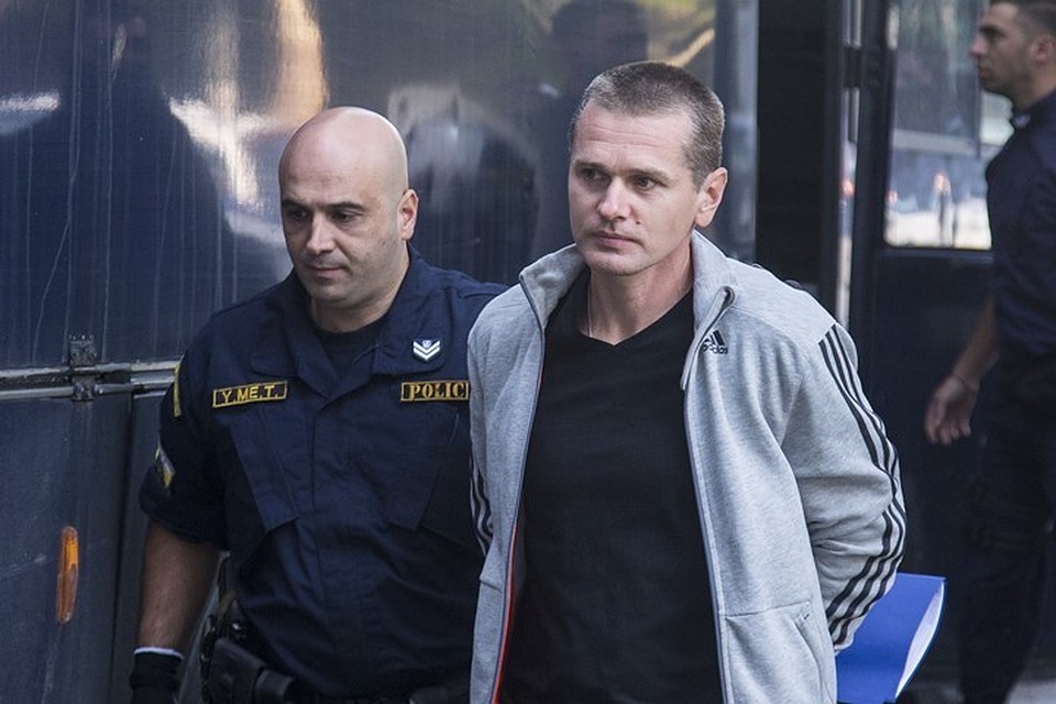 Задержанный в Греции россиянин Александр Винник