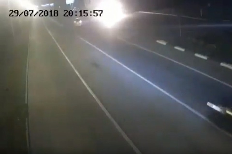 На выезде из Пятигорска загорелся автомобиль.