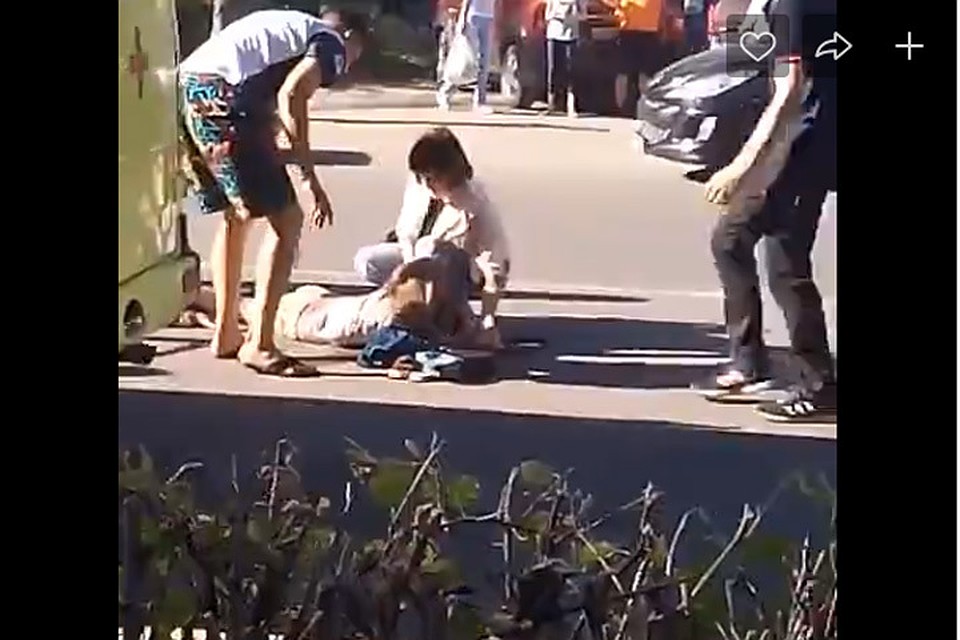 Авария на улице Титова