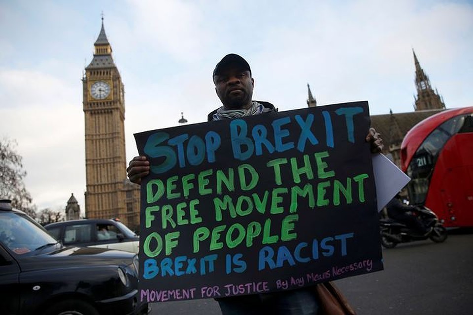 В Лондоне проходят акции протестов против Brexit