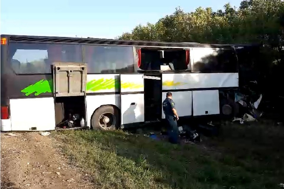 В ДТП погибли два человека. Фото: скриншот видео УГИБДД по СК