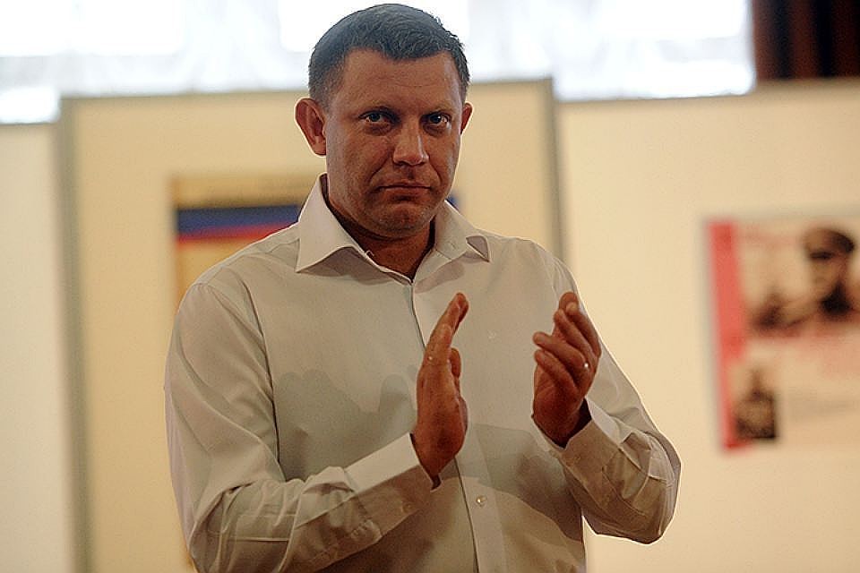 Глава Донецкой народной республики (ДНР) Александр Захарченко