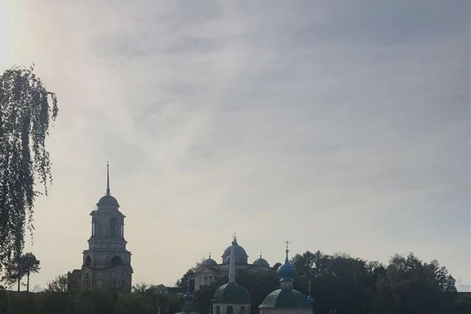 Образ появился во время всенощного бдения над храмом. ФОТО:Дмитрий Перепелкин