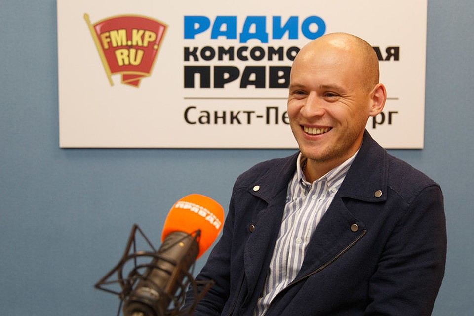 Директор компании Mobile Food Иван Кириллов в студии радио «Комсомольская Правда в Петербурге»