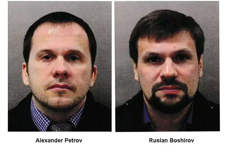 Россияне Александр Петров и Руслан Боширов подозреваются Британией в причастности к отравлению Скрипалей. ФОТО http://police.uk/