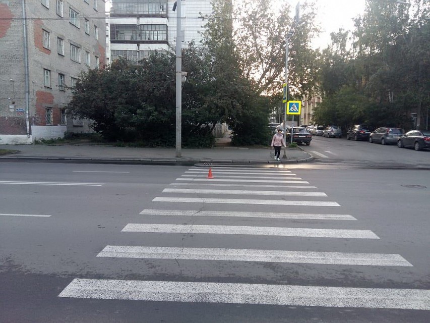 в Томске на проспекте Ленина произошло ДТП. Фото: пресс-служба УМВД по Томской области.