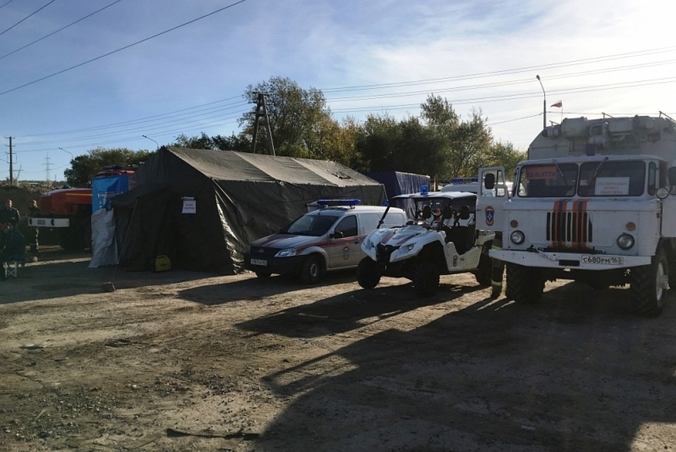 Оперативный штаб был организован на трассе М5
