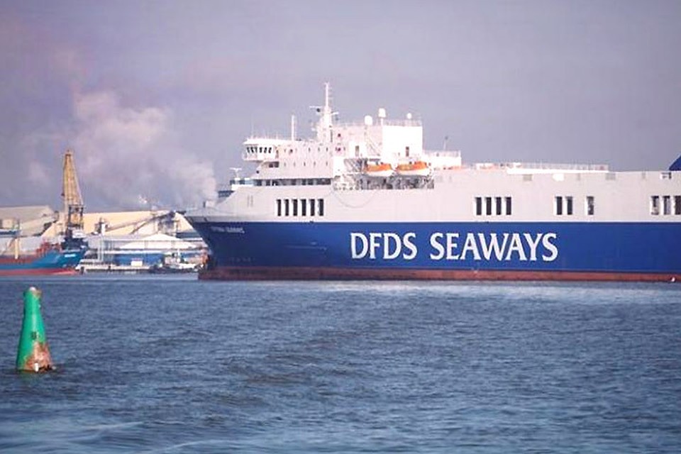 В Балтийском море произошел пожар на пассажирском пароме «Regina Seaways». Фото: с сайта vz.lt