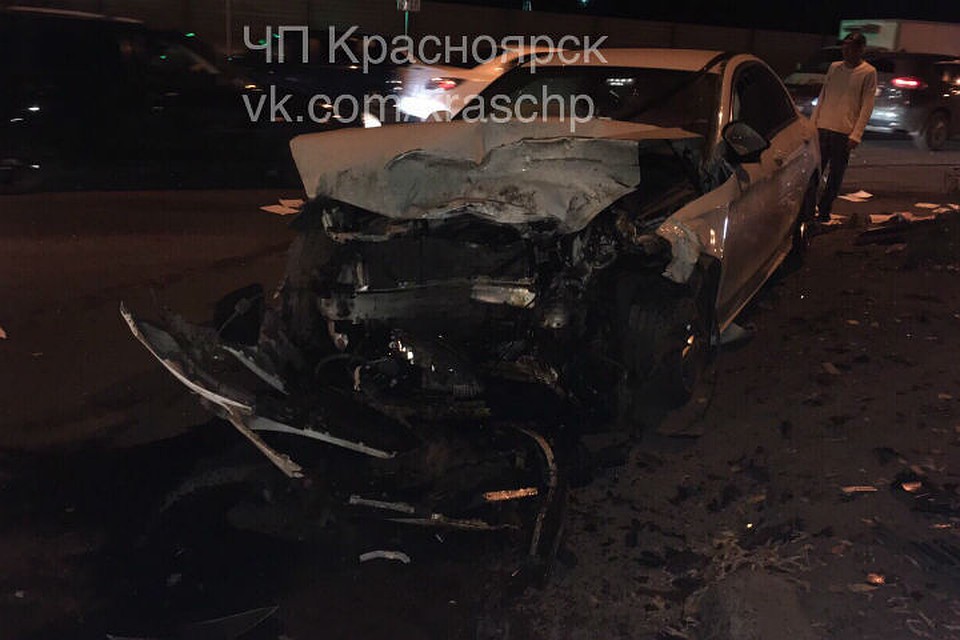 Появилось видео жесткого ДТП с тремя иномарками в Красноярске. Фото, видео: ЧП - Красноярск.