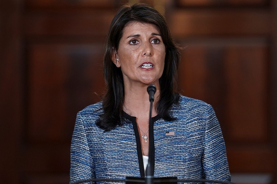Постоянный представитель США при ООН Никки Хейли