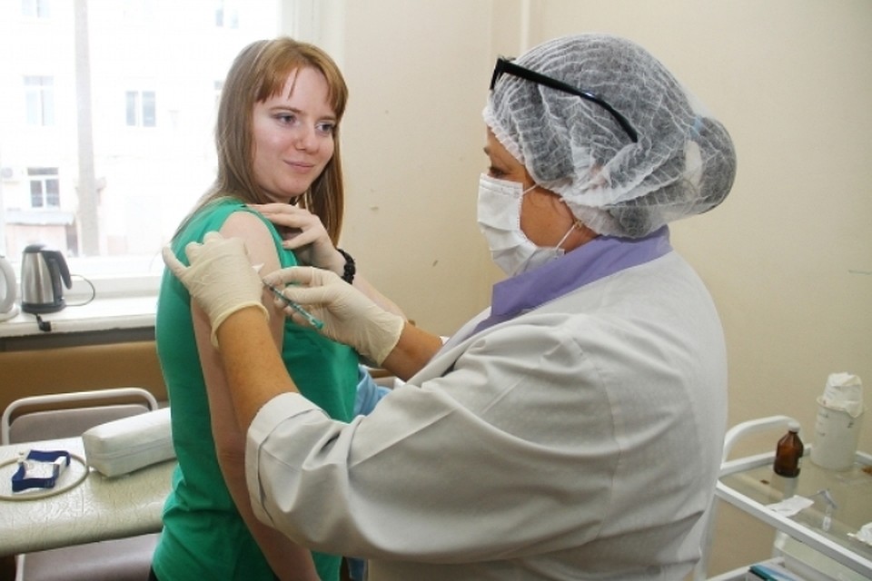 Продолжается вакцинация против гриппа.